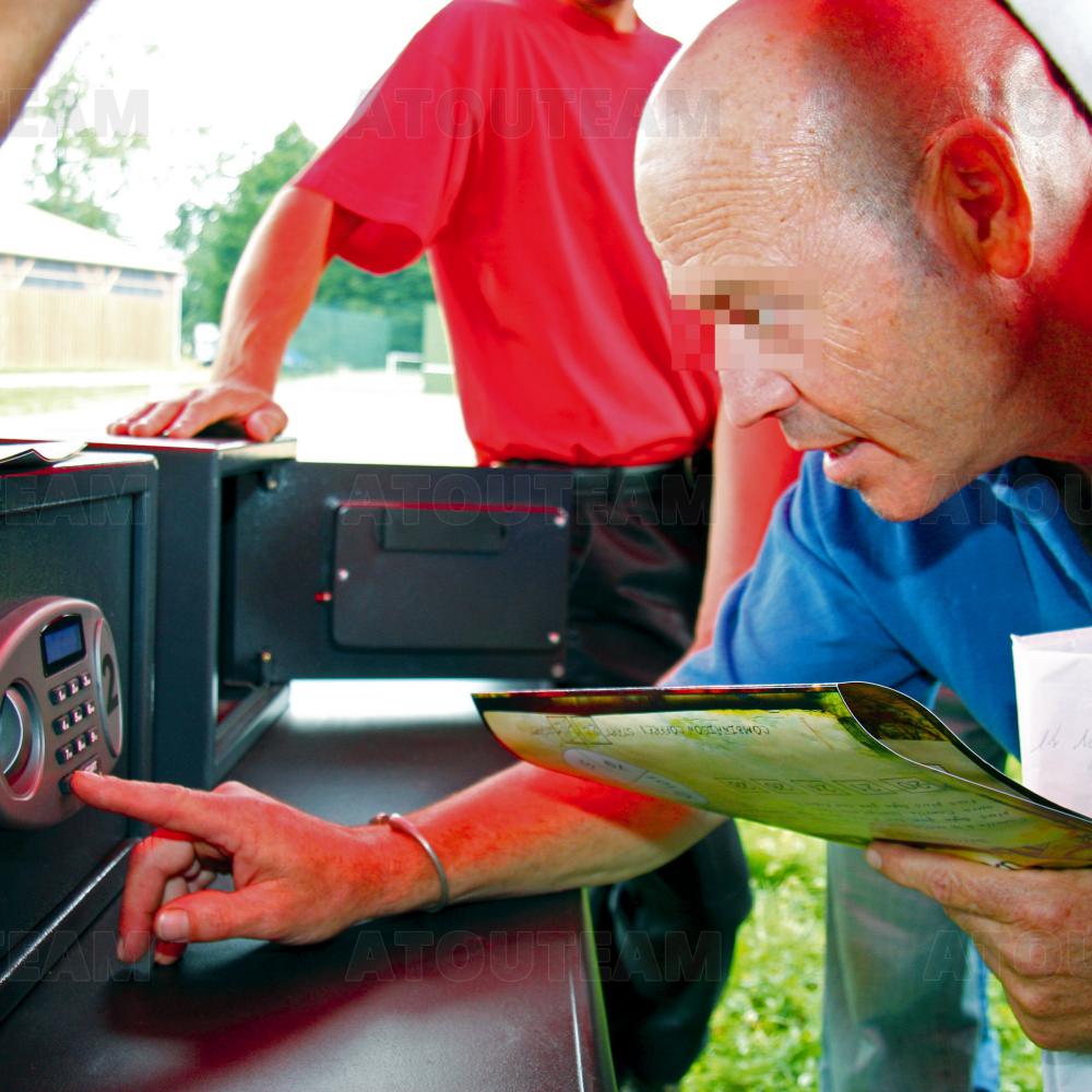 Ouverture des coffres